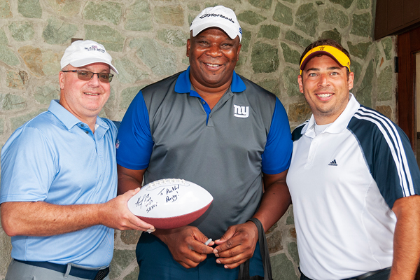 Ball Signing with Howard Cross of the NY Giants
